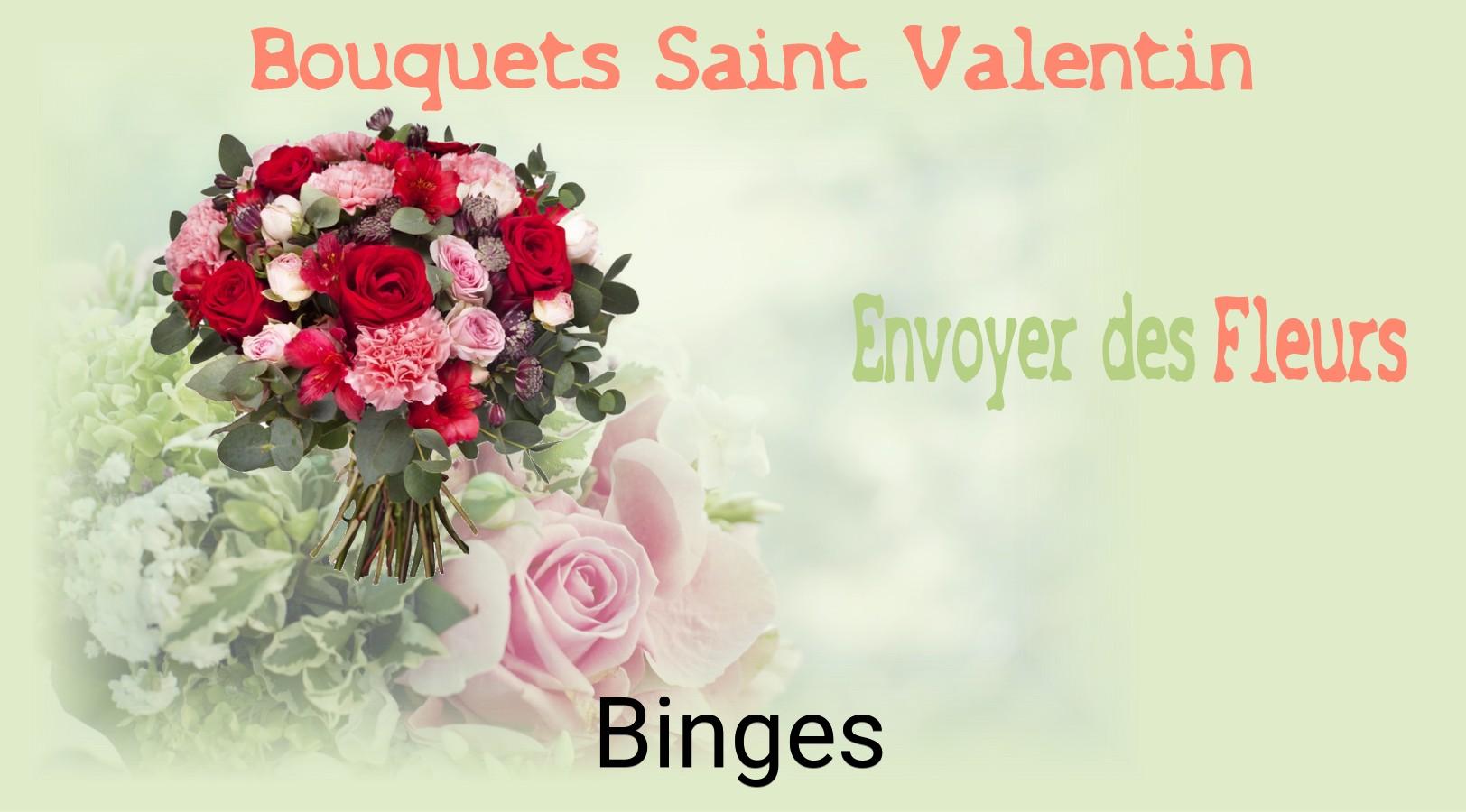 Roses de Saint-Valentin livrées à Binges